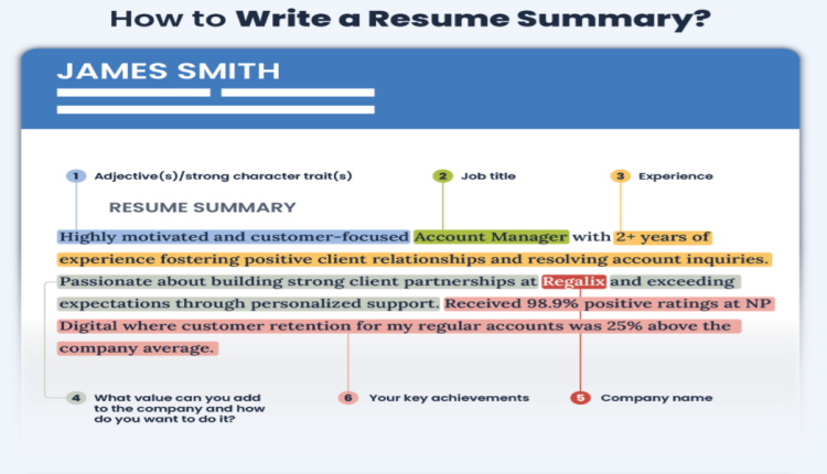 كيف تكتب ملخصًا شخصيًا قويًا