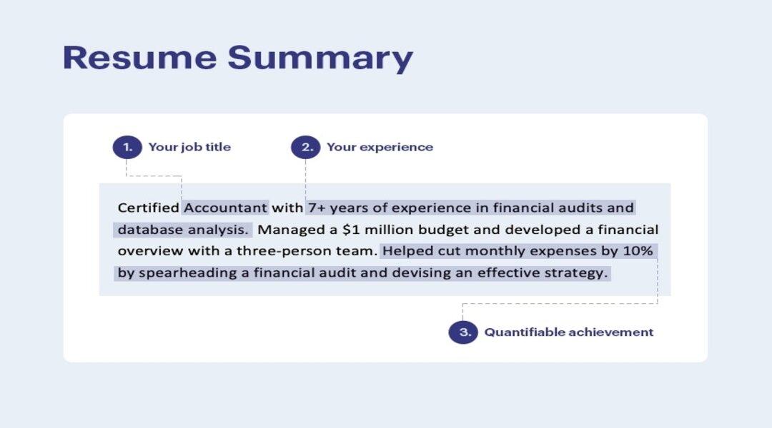 كيف تكتب ملخصًا شخصيًا قويًا في سيرتك الذاتية؟