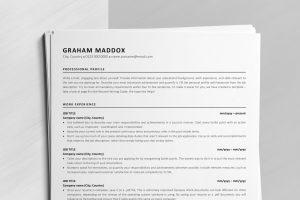 CV قصير